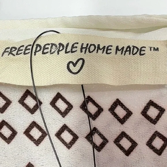 NWT Free People Kimono Maxi Dress in Pearl and Brown - Picture 13 of 16